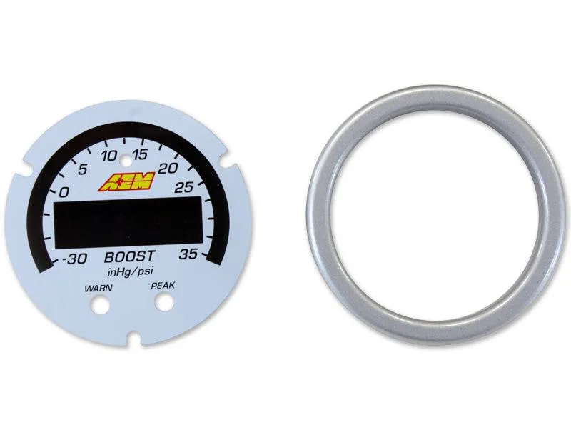 AEM Electronics X-Series Boost Pressure Gauge 52mm | Universal (aem30-0306)