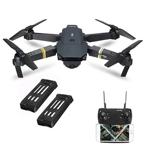 Black Bird 4K Drone Extreme Upgrade w/ Extra Batteries HD Camera Live Video WiFi FPV Voice Command