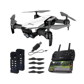 Contixo Arctic F16 FPV Stunt Drone - Includes 2 Batteries for Beginners (Old Model)