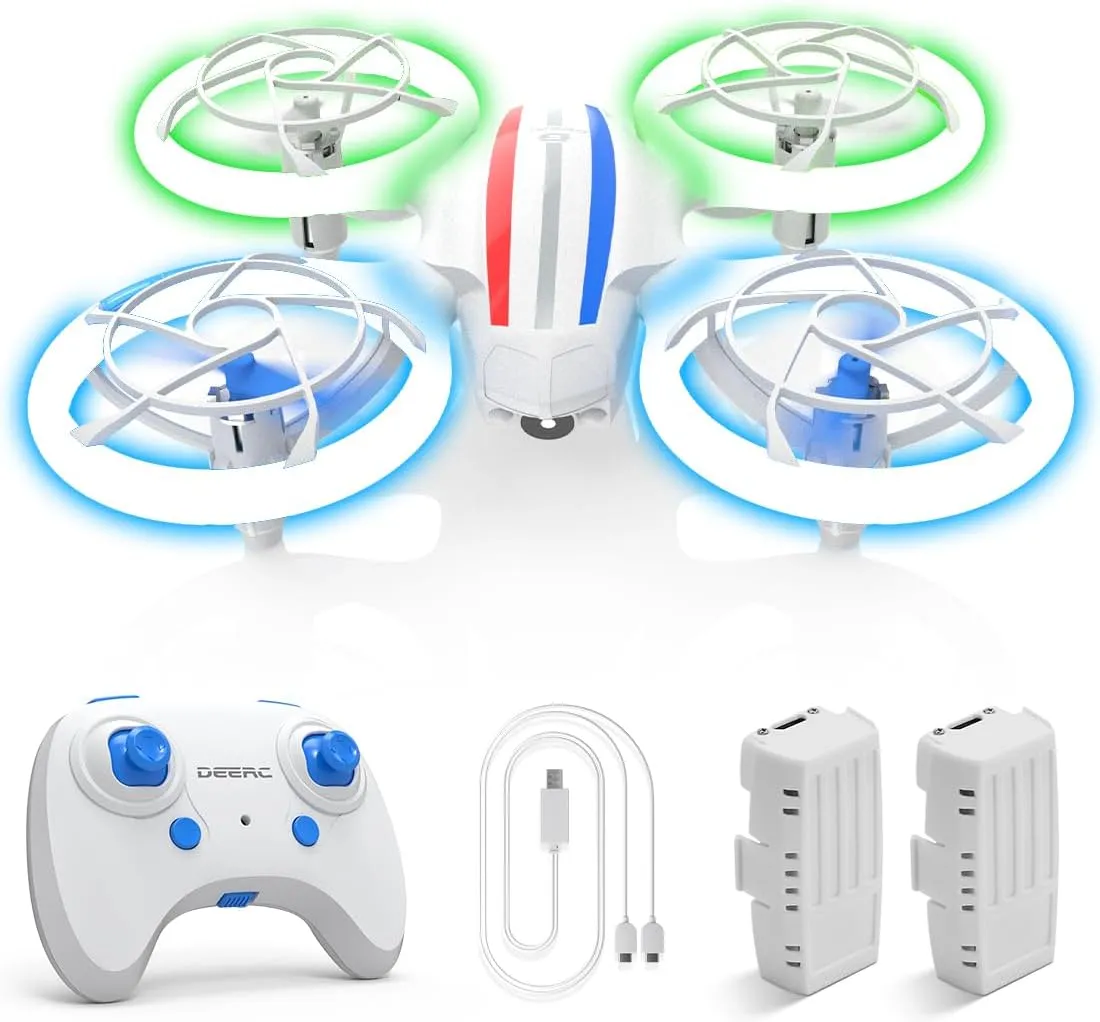 DEERC D23 Mini Drone RC Portable Quadcopter Toy for Kids Beginners