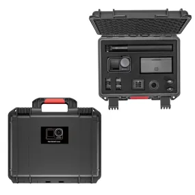 For DJI Action 5 Pro / 4 / 3 STARTRC Waterproof PP Full Kit Suitcase Storage Box (Black)