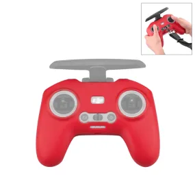 For DJI FPV Combo Remote Control PULUZ Silicone Protective Case(Red)