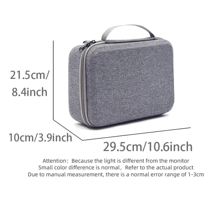 For DJI Neo Fly More Combo Carrying Case Handbag Protective Box(Gray   Black Inner)