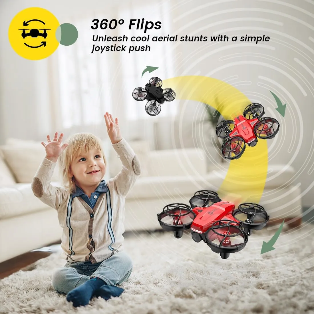 Holy Stone HS420 Mini HD FPV Drone with Camera RC Quadcopter for Kids Beginners