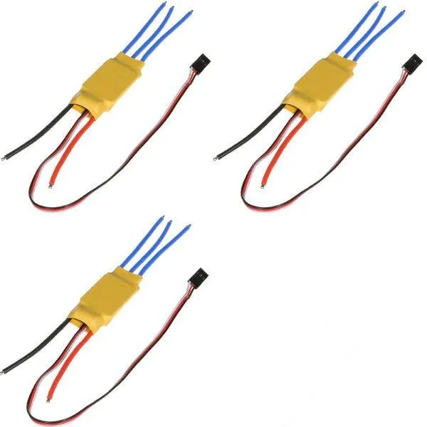 HW30A Brushless ESC (Electronic Speed Controller):  High-quality ESCs for RC airplanes and drones