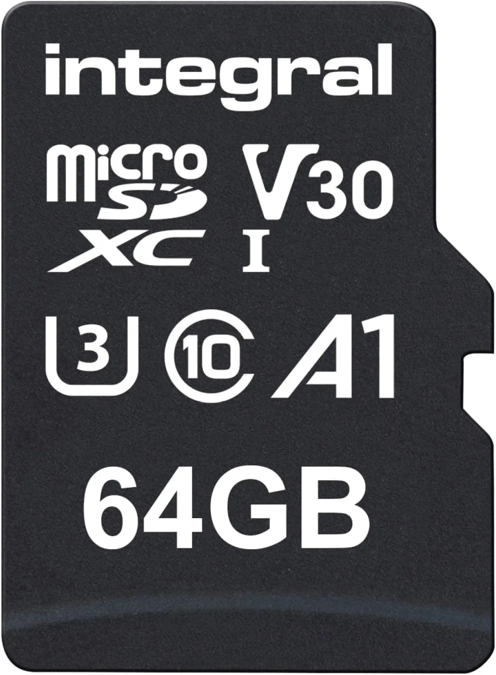 Integral 64GB Micro SD Card 4K Ultra-HD Video Premium High Speed Memory Microsdxc Up To 100MB/S V30 UHS-I U3 A1 C10