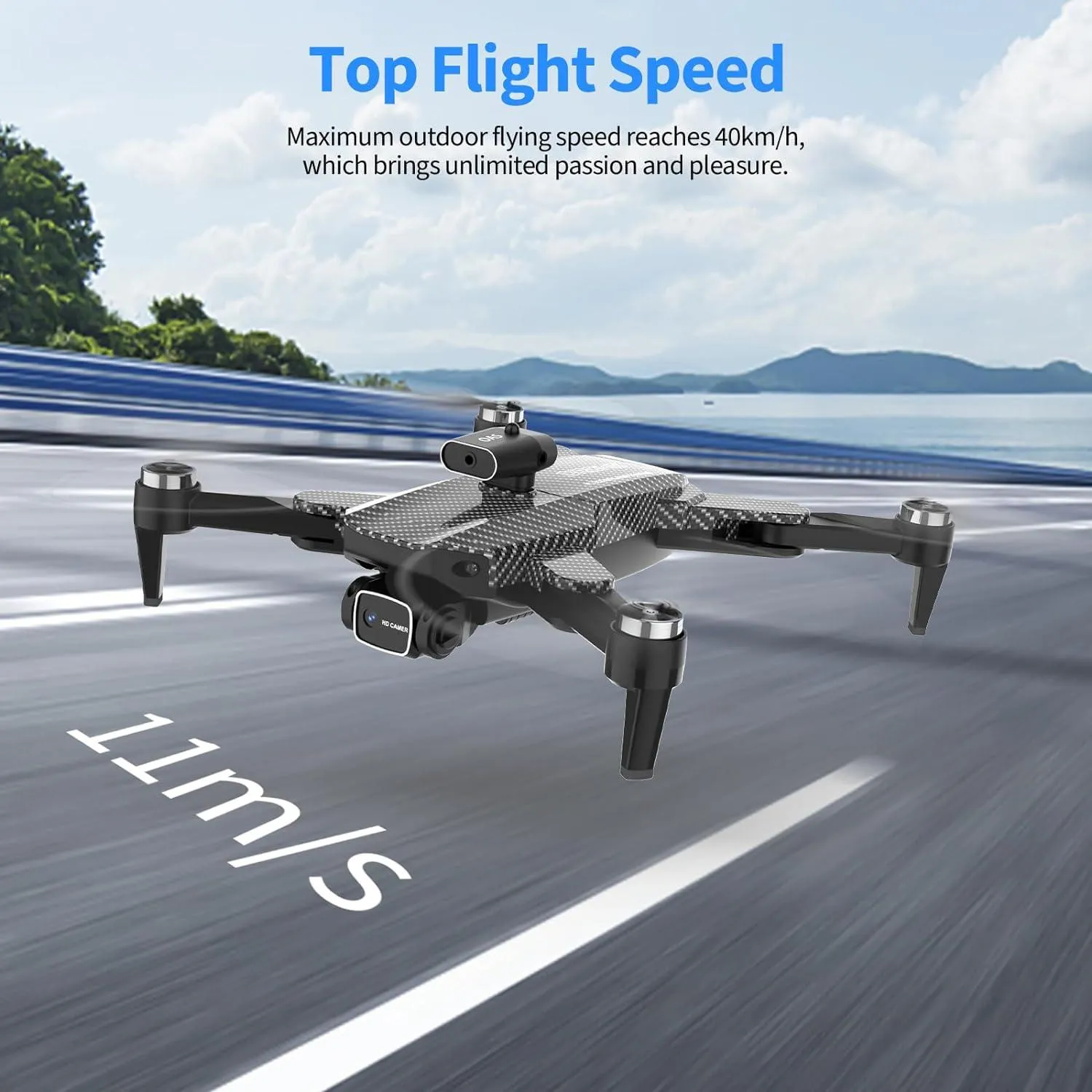 JS30 4K ULTRA HD DUAL CAMERA DRONE W/ 360 OA