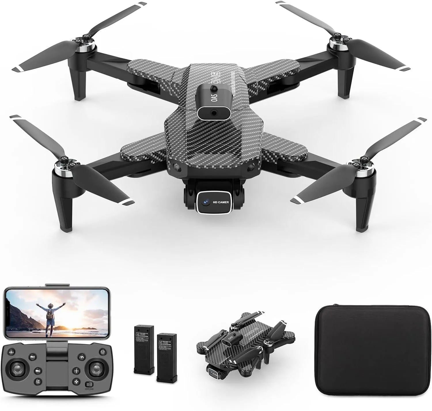 JS30 4K ULTRA HD DUAL CAMERA DRONE W/ 360 OA