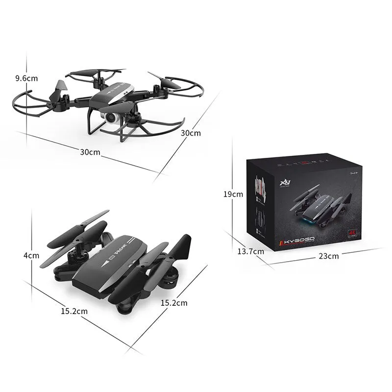 KY606D Drone FPV RC Drone 4k Camera 1080 HD Aerial Video dron Quadcopter RC helicopter toys for kids Foldable Off-Point drones