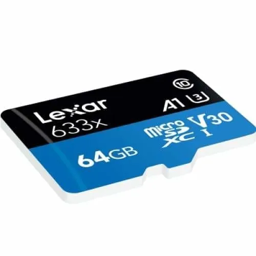 LEXAR 64GB 633x Micro Memory Card