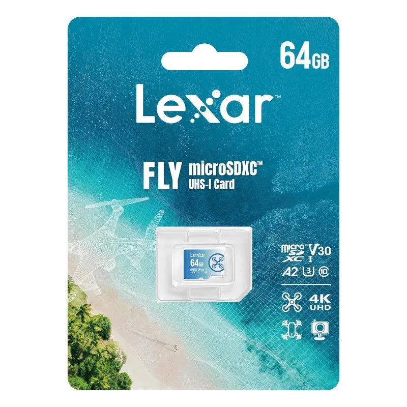 Lexar Fly 64GB microSDXC UHS-I 160MB/s Memory Card - V30