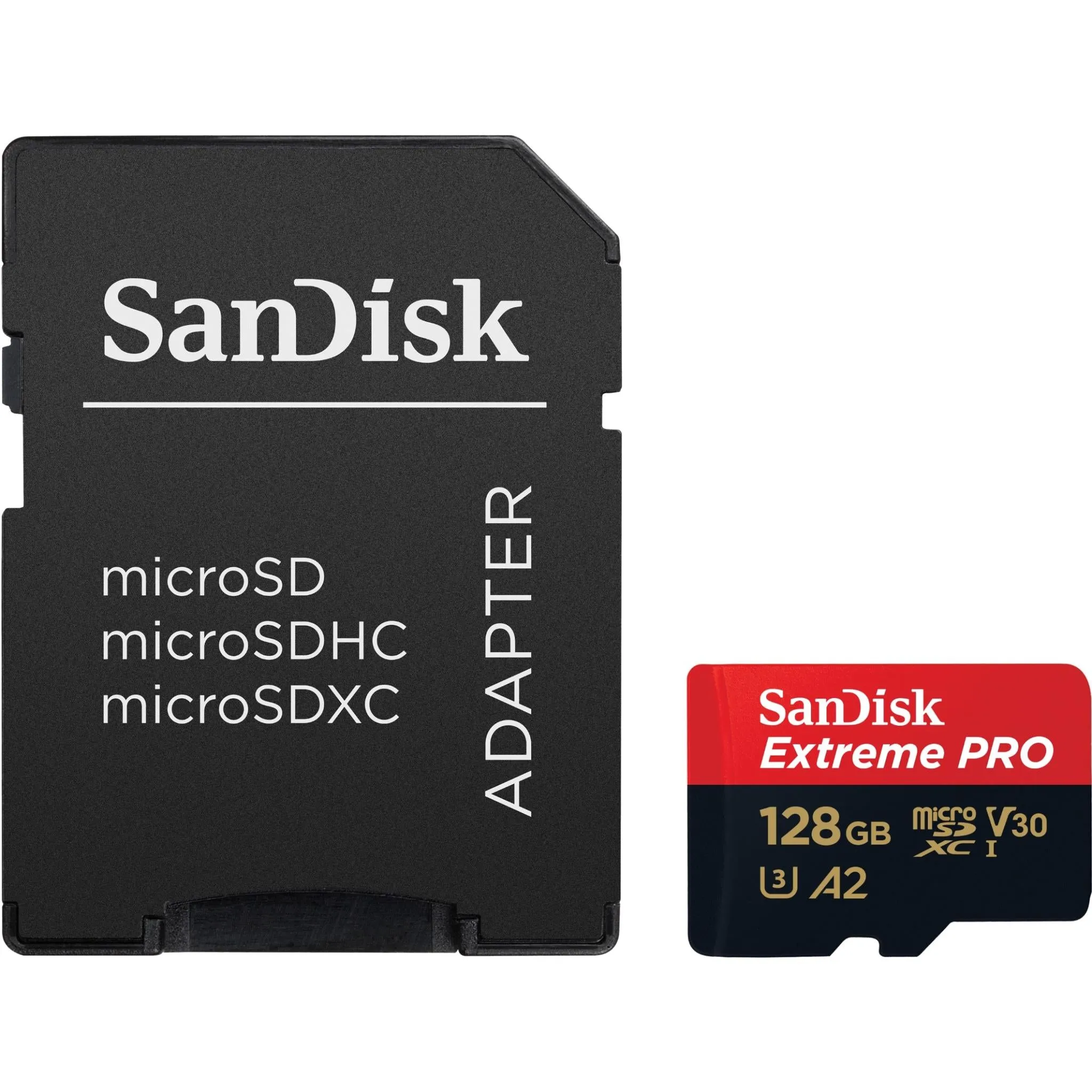 SanDisk Extreme PRO microSDXC 128GB 200MB/s Memory Card [2022]