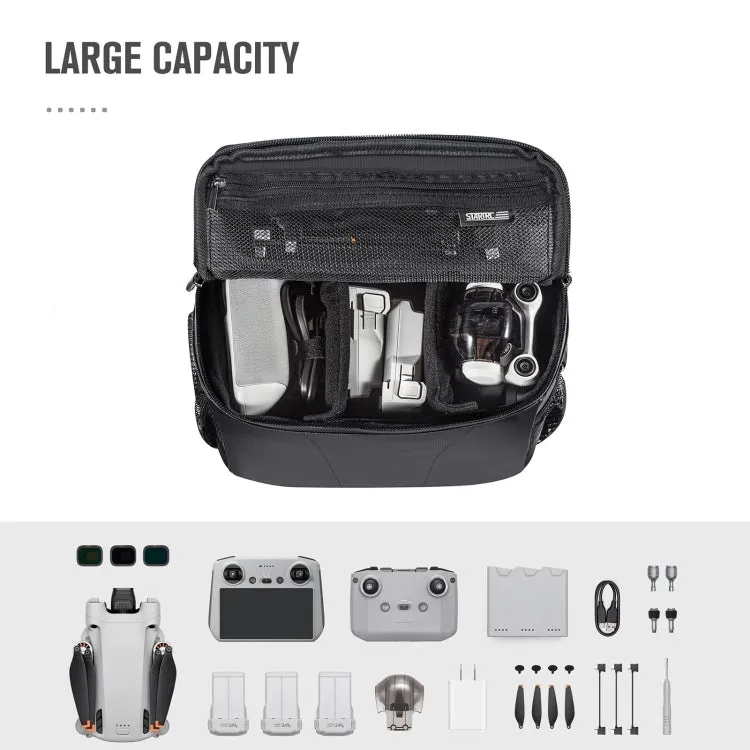 STARTRC Portable Carry Box Single Shoulder Storage Bag for DJI Mini 3 Pro / Air 2S / Mini 2 / Mavic 3 / Air 2 (Black)