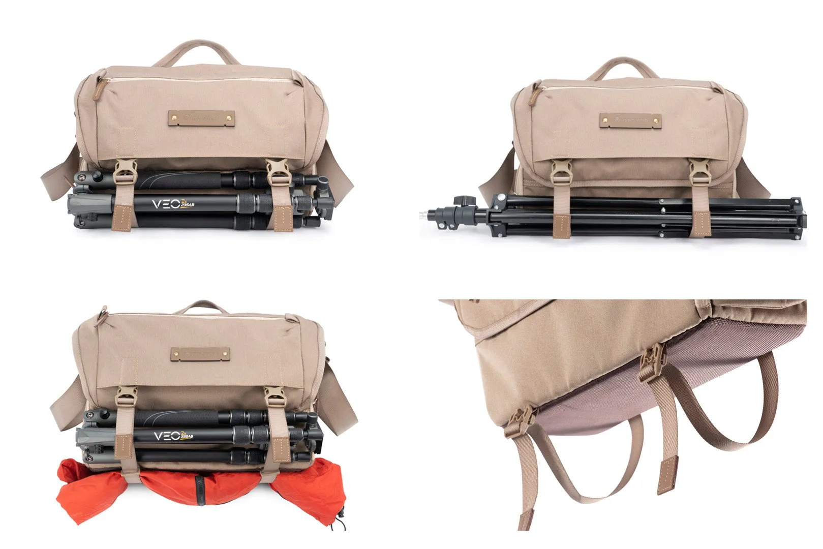 VEO RANGE 38 BG Messenger Camera Bag - Tan