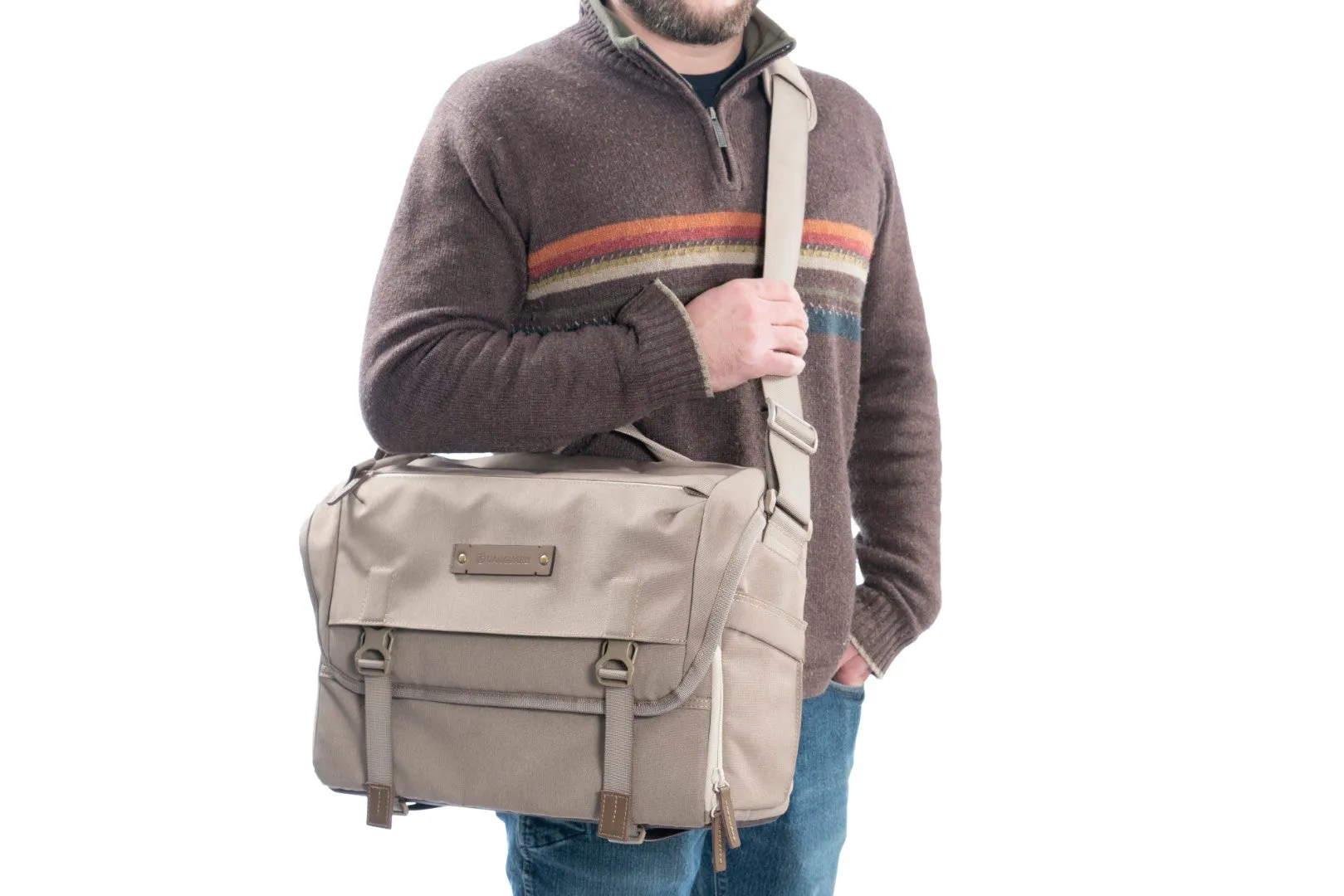 VEO RANGE 38 BG Messenger Camera Bag - Tan