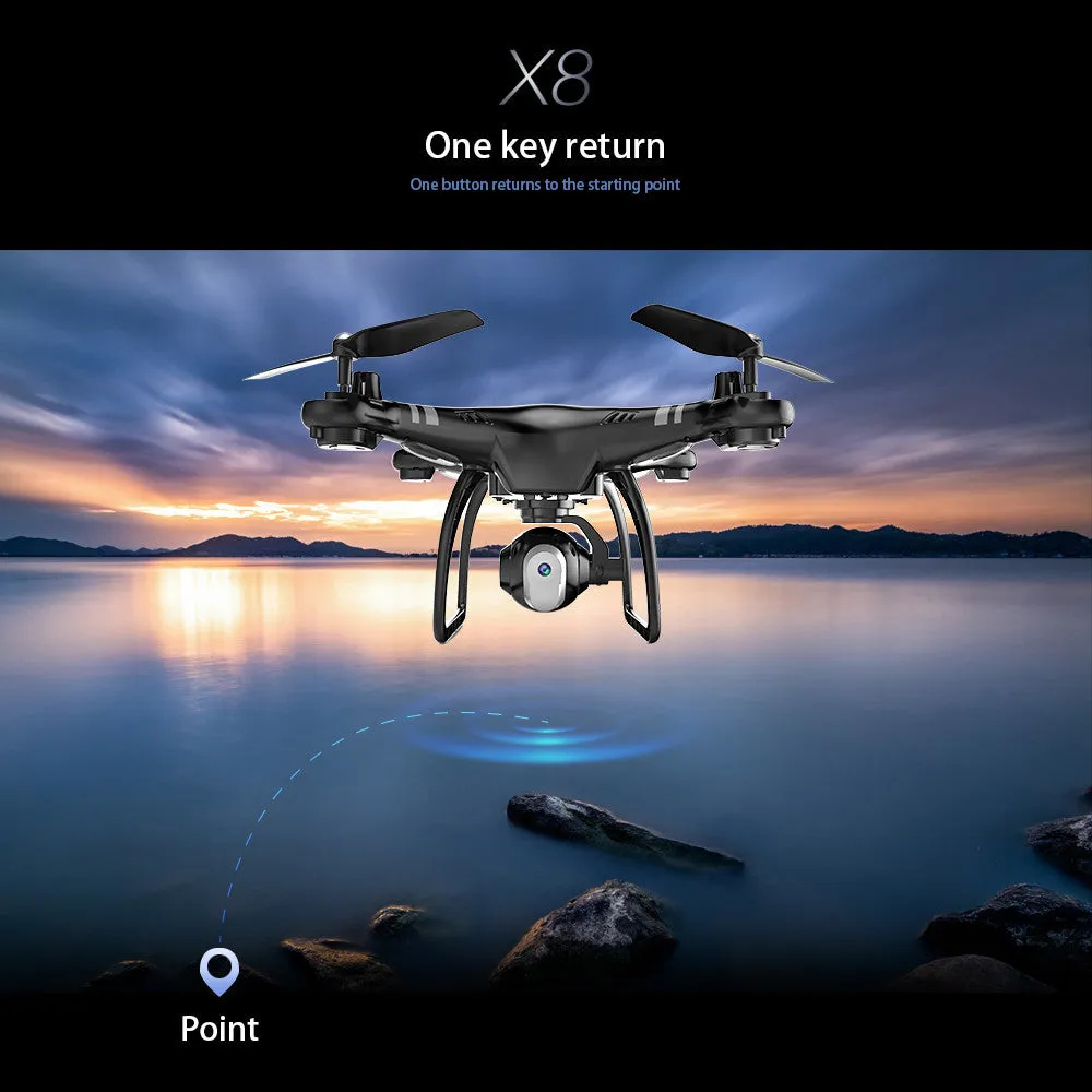 Enhanced X8 2.4G RC Quadcopter Drone with 720P HD Camera for Aerial Photography