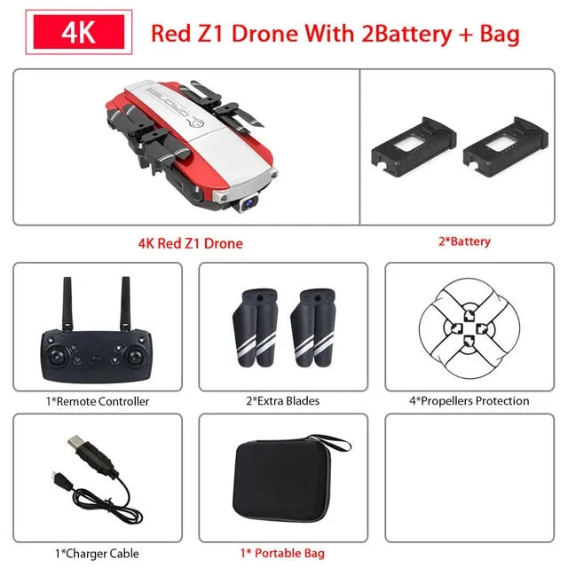 Z1 Wifi FPV Mini Drone with 1080P 4K HD Camera